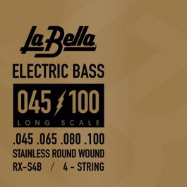Juego de Cuerdas La Bella para Bajo Eléctrico Rxs4B 45-100
