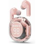 Gembird TWST-01-PK Auriculares TWS Rosa con Indicador LCD