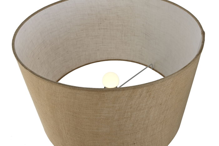 DKD Home Decor Lámpara de Sobremesa de Aluminio Patinado Bronce y Beige DKD Home Decor Lámpara de Sobremesa de Aluminio Patinado Bronce y Beige