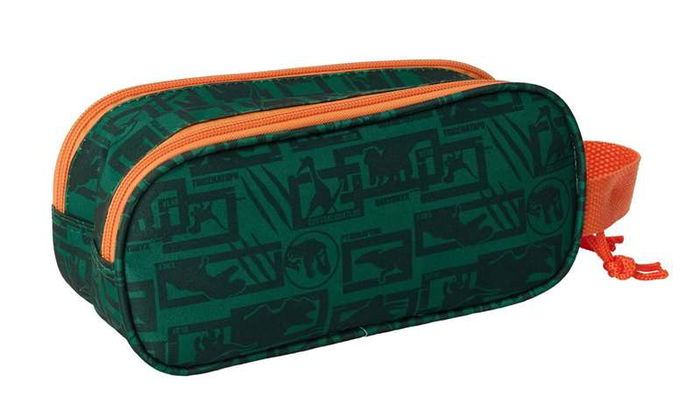 Safta Portatodo Doble 3D Jurassic World 3D 21x8x6 cm