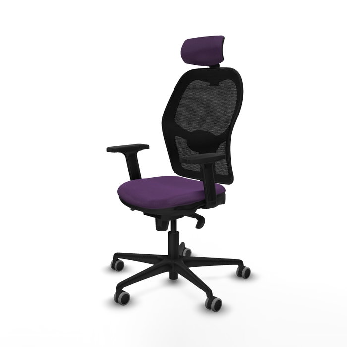 PIQUERAS Y CRESPO Silla de oficina Jorquera Morada y Negra PIQUERAS Y CRESPO Silla de oficina Jorquera Morada y Negra