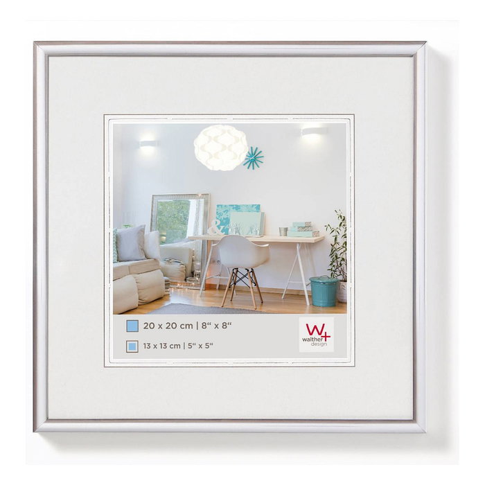 Walther New Lifestyle Marco de fotos 20x20 cm Plata Walther New Lifestyle Marco de fotos 20x20 cm Plata