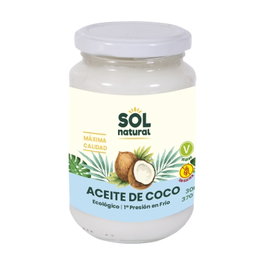 Sol Natural Aceite de Coco Virgen Extra Bio 370ml