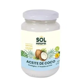 SOLNATURAL Aceite de Coco Virgen Extra BIO 370ml.