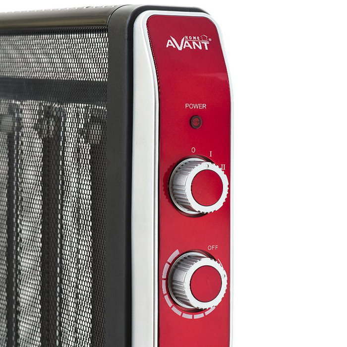 Avant Mica-TECH Radiador de Mica con Termostato Regulable, 2 Potencias 2000W, Modelo AVANT