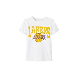 Camiseta de Manga Corta Infantil Name It mmads a Box Blanco S