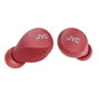 JVC Auriculares Inalámbricos Bluetooth HA-Z66T-R-E, Resistencia IPX4, 23h Autonomía, Color Rojo