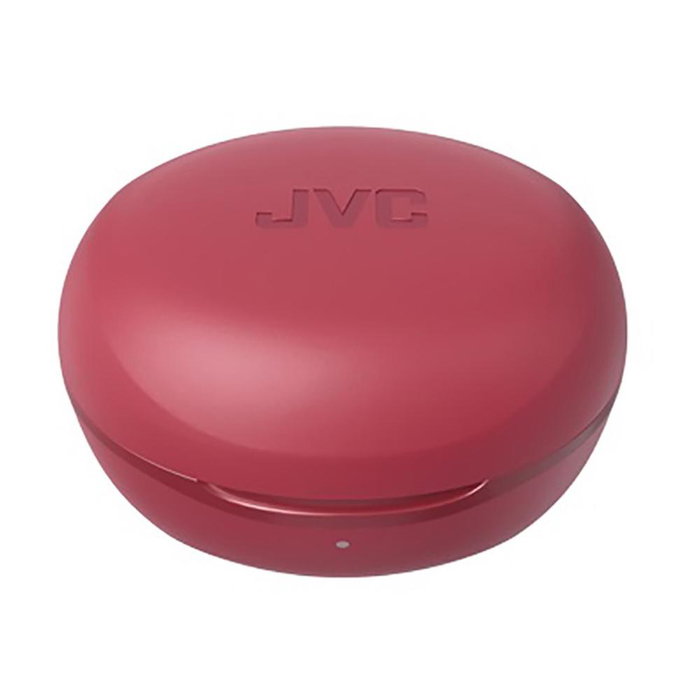 JVC Auriculares Inalámbricos Bluetooth HA-Z66T-R-E, Resistencia IPX4, 23h Autonomía, Color Rojo