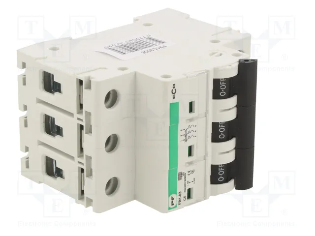 Promfactor Baltic Interruptor magnetotérmico ECO 3 polos 6A Promfactor Baltic Interruptor magnetotérmico ECO 3 polos 6A