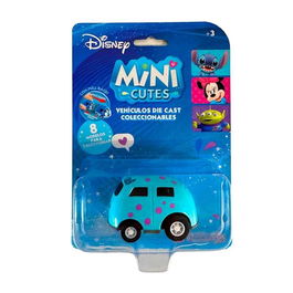 Bandai Disney Mini Cute Cars - Vehículos Coleccionables Miniaturas de Personajes Disney Mickey Minnie Goofy - 1 Unidad