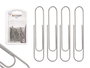 Pincello Set 35 Clips Silver Metal 7.5x12.5x2 cm (Set de 24)