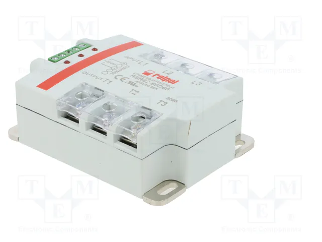 RELPOL RSR62-60D60 Relé de semiconductor trifásico 60A 24-660VAC
