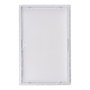 Edm Tapa de registro rectangular empotrable ABS blanca 25x40cm