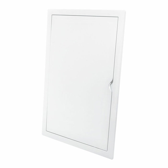 Edm Tapa de registro rectangular empotrable ABS 25x40cm blanca