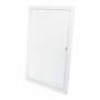 Edm Tapa de registro rectangular empotrable ABS 25x40cm blanca