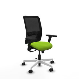 PIQUERAS Y CRESPO Silla de oficina Zulema Pistacho y Negro