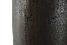 DKD Home Decor Jarrón Colección Darkvase Cerámica Vidriada Marrón Oscuro 20 x 51 x 20 cm