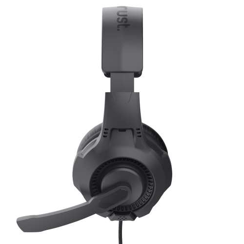 Trust Auriculares Gaming 24785 con Micrófono, Rojo/Negro, Jack 3.5 mm con Adaptador