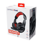 Trust Auriculares Gaming 24785 con Micrófono, Rojo/Negro, Jack 3.5 mm con Adaptador