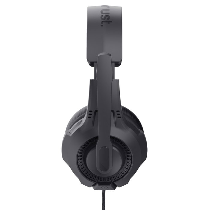Trust Auriculares Gaming 24785 con Micrófono, Rojo/Negro, Jack 3.5 mm con Adaptador