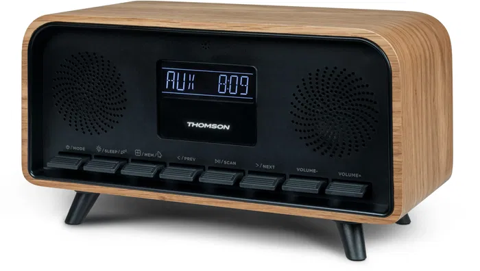 Thomson AAARZ34079 Radio Despertador Bluetooth DAB Gama Vintage Cosy