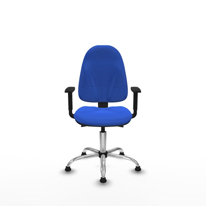 PIQUERAS Y CRESPO Silla de oficina Algarra Azul con mecanismo Asincro