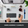 Logitech Pebble M350 Ratón Inalámbrico Grafito
