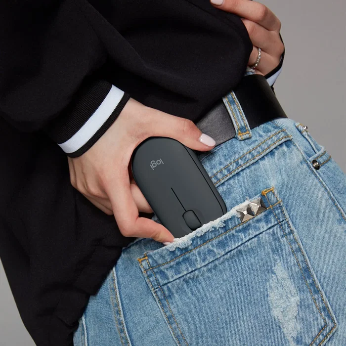 Logitech Pebble M350 Ratón Inalámbrico Grafito