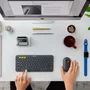 Logitech Pebble M350 Ratón Inalámbrico Grafito