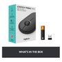 Logitech Ratón M350 Pebble Inalámbrico Óptico RF + Bluetooth Grafito