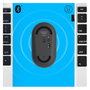Logitech Ratón M350 Pebble Inalámbrico Óptico RF + Bluetooth Grafito