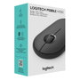 Logitech Ratón M350 Pebble Inalámbrico Óptico RF + Bluetooth Grafito