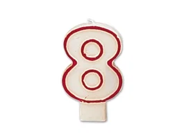 Liderpapel Vela Cumpleaños Nº8 Velas 20x140x70 mm