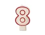 Liderpapel Vela Cumpleaños Nº8 Velas 20x140x70 mm