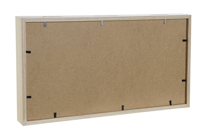 DKD Home Decor Hucha MDF Cristal 35x4x19,5 Natural Multicolor