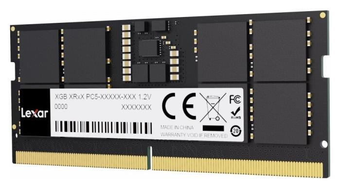 Lexar LD5S16G56C46ST-BGS 16 GB DDR5 5600 MHz SO-DIMM Lexar LD5S16G56C46ST-BGS 16 GB DDR5 5600 MHz SO-DIMM