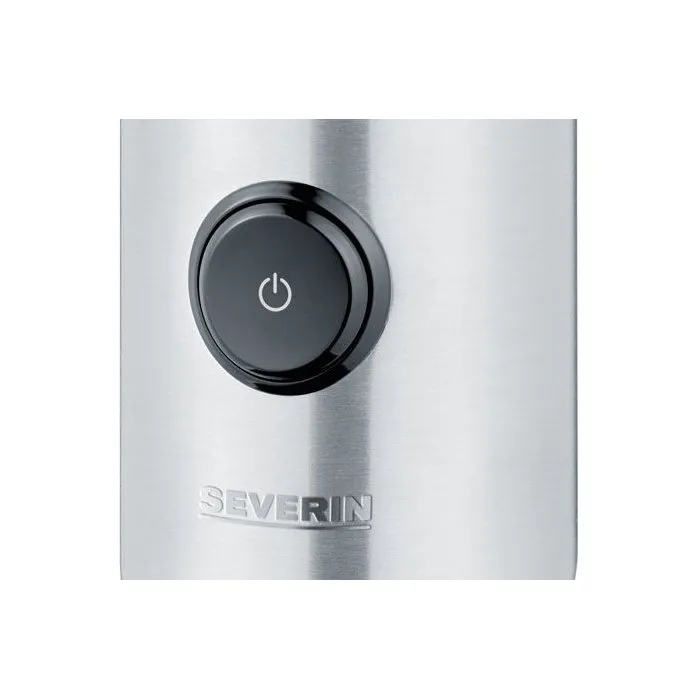 Severin KM 3879 Molinillo eléctrico de café y especias, 150 W, Negro/Cepillado Severin KM 3879 Molinillo eléctrico de café y especias, 150 W, Negro/Cepillado