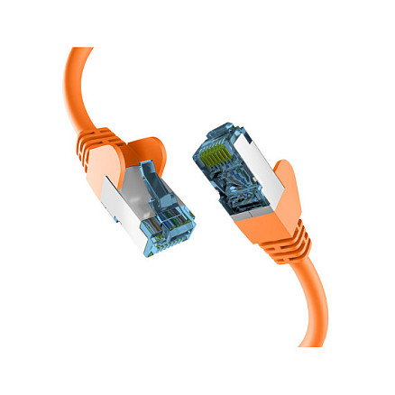 EFB Elektronik Cable de parcheo Cat7 de 5 m naranja con conectores RJ-45 EFB Elektronik Cable de parcheo Cat7 de 5 m naranja con conectores RJ-45
