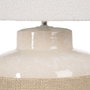 Lámpara Mesa Beige Cerámica Iluminación 43 X 43 X 56 cm