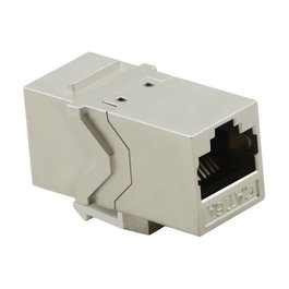 Helos 304268 Módulo Keystone Cat.6a RJ-45 Plata