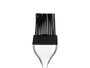 Kinvara Pincel Silicona Cocina Transparente Negro 22x1.5x5 cm (Set de 12)