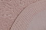 Mijölnir Piante Oval - Pink Juego de Alfombrillas de Baño 100% Algodón Antibacterianas Antideslizantes Lavables a Máquina Set 2 Piezas 50x60cm 60x100cm