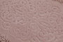 Mijölnir Piante Oval - Pink Juego de Alfombrillas de Baño 100% Algodón Antibacterianas Antideslizantes Lavables a Máquina Set 2 Piezas 50x60cm 60x100cm
