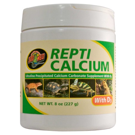 ZooMed Repti Calcio Suplemento Sin Fósforo para Reptiles y Anfibios con 227 gr