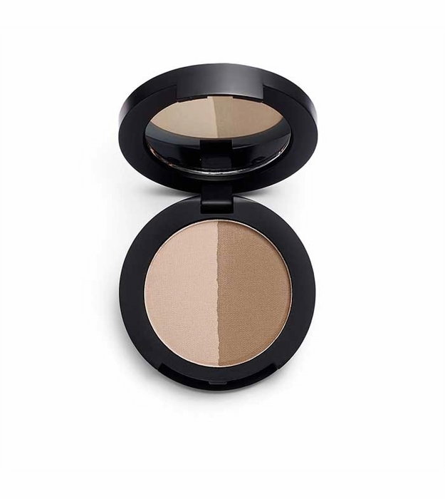 REVOLUTION PRO, Vegano, Polvo para cejas, Marrón medio, 2.2 g