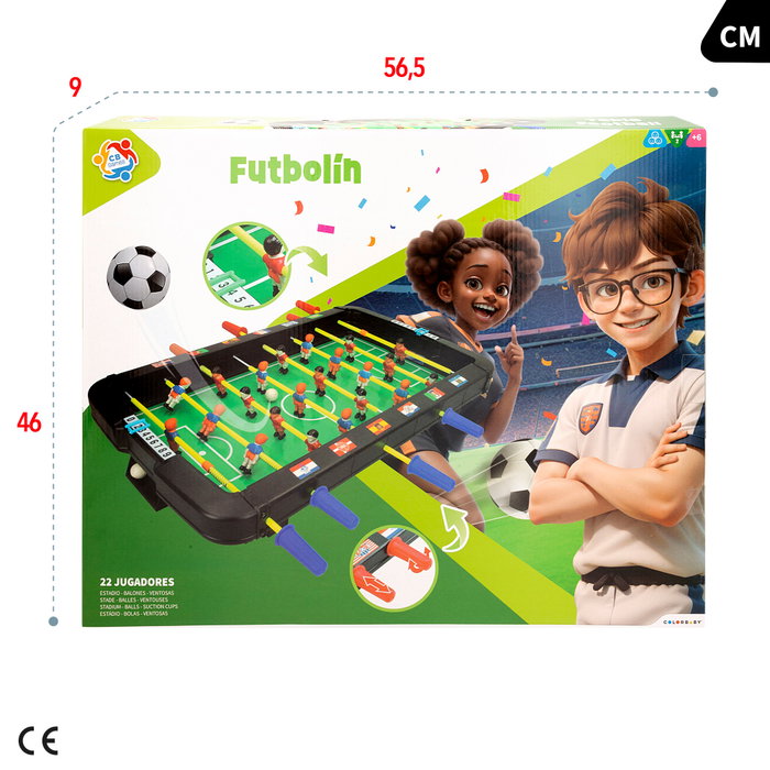 CB Games Futbolín sobremesa 55x45 cm