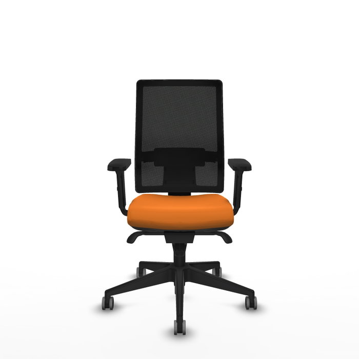 PIQUERAS Y CRESPO Silla de oficina Horna Naranja y Negro