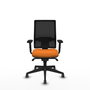 PIQUERAS Y CRESPO Silla de oficina Horna Naranja y Negro