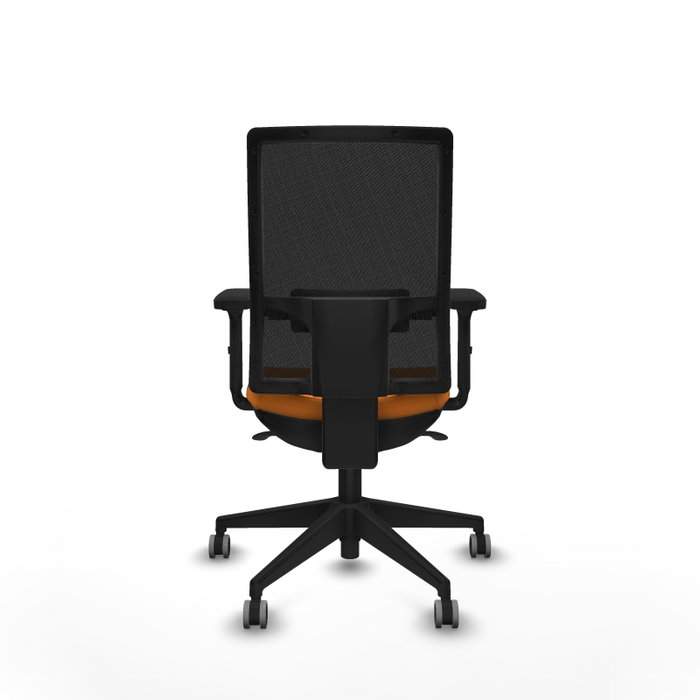 PIQUERAS Y CRESPO Silla de oficina Horna Naranja y Negro