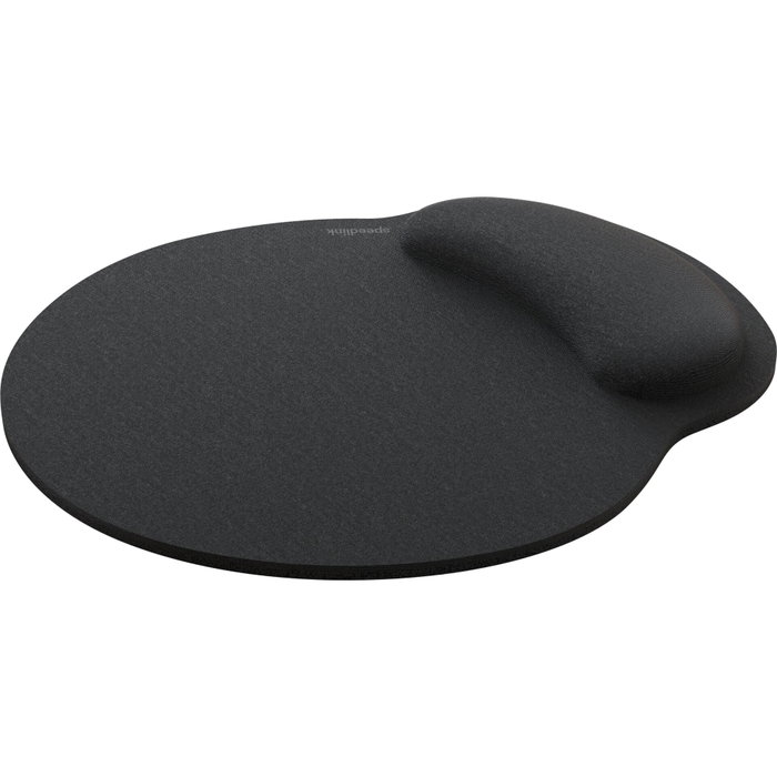 Speedlink VELLU Alfombrilla de ratón con espuma de memoria y descansa muñecas, Negro